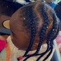 Toddlers natural hair cornrows AGES 2-3