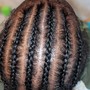 Two Feed-In French Braids