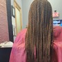 Cornrows with designs