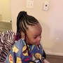 Tarzan ( Conrows) and  box braids or tree braids