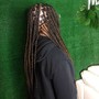 Knee length braids