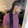 Butt length braids add on