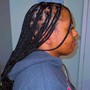 Smedium Knotless twist w/ wash & hair included