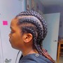 Cornrows w/ wash included & hair if needed