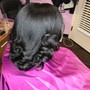 Micro links Extensions take down shampoo, hair mask treatment, and Silk press or curl