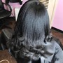 Relax hair- flat iron. USE VAGARO ONLY. https://www.vagaro.com/eminenthairsalon1