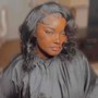 Closure wig touch up