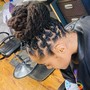 Long loc shampoo,retwist and style