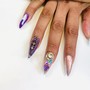 Sculpted Acrylic FULL SET / Complex nail art