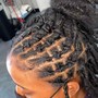 2 strand twist invisible loc style natural hair only