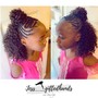 Kid's Braids W/ Natural Hair