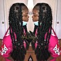 Box Braids, Cornrows, Individual Braids, Poetic Justice Braids, Goddess Braids, Crochet Braids, Tree Braids, Eyebrow Shaping, Straightening, Bonding Hair Extensions, Extension Coloring, All Over Color, Bleach and Tone, Color Correction, Permanent Color, Se