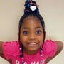 Kid's Braids W/ Natural Hair