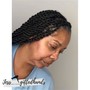 Soft locs Retouch (ONLY) 3-rows…front back and sides