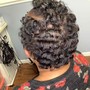 Natural hair Blow out