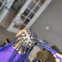 CrissCross Rubber Band Box Braids