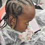 Kid's designer Braids 6/10 no hair added