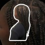 Large knotless plaits