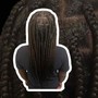 Large knotless plaits