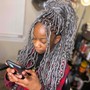 Large Boho Knotless Braids