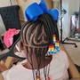 Child basic cornrows