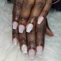 Fullset acrylic nails short