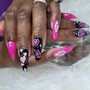 Fullset Acrylic Nails long