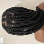 Goddess/boho knotless Braids