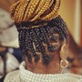 Goddess/boho knotless Braids