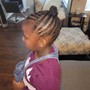 Basic Cornrows (straight back) 6 or more braids