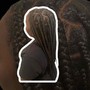 Large knotless plaits