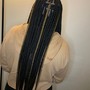 Small Knotless Senegalese Twist