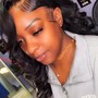 Transparent lace frontal