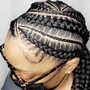 Braided ponytail