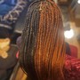 Large Knotless Braids