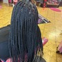 Large Knotless Braids