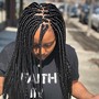 Medium Knotless Box braids