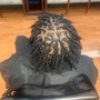 Curly ends on Box Braids