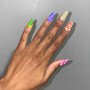 Gel Manicure (Simple Art)