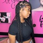 Large Knotless Braids