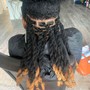 Starter locs w/ loc extension -NATURAL HAIR