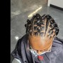 Kid's Cornrows (Hair Added)