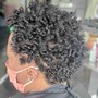 Silk Press on Natural hair