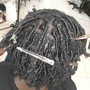 Cut locs into a style or even locs ( retwist not included)