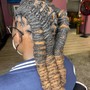 Loc Maintenance W/ Double Strand Pas Mid-Back