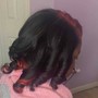 Partial Sew In (Traditional Sew in with Leave out)