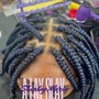 Crown Plaits/Box Braids