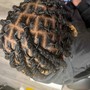 Bantu Knots with extensions