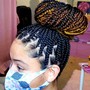 Medium Knotless Braids