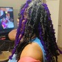 Medium Butterfly Locs (bob -shoulder length)